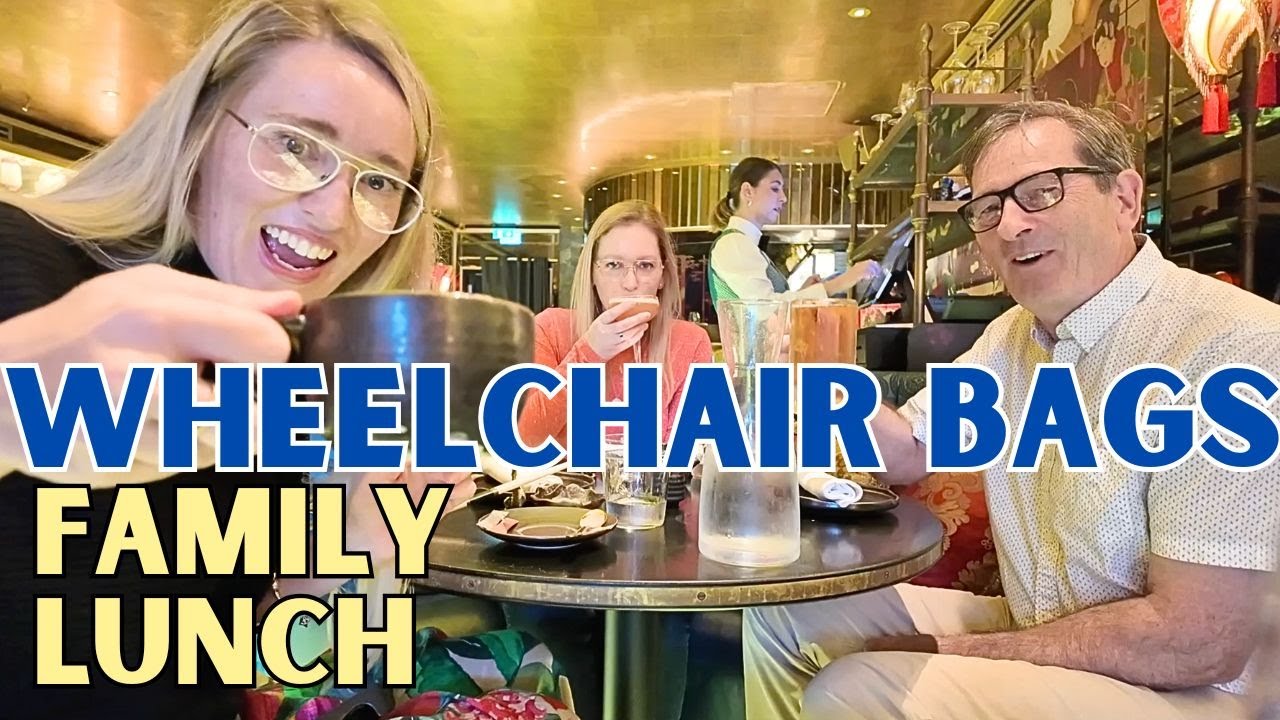 ♿️ ДЕНЬ ИЗ ЖИЗНИ ВИДЕОБЛОГ: Лучшие сумки и крепления для инвалидных колясок | 🍣УДИВИТЕЛЬНЫЙ обед ...