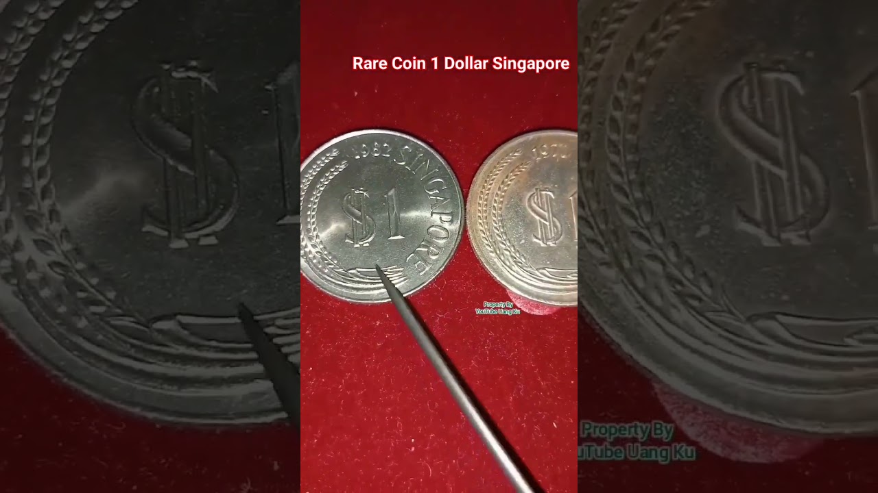 Rare Coin 1 Dollar Singapore #antique #malaysiacoin #vintagecoins #uangkuno #rarecoins #rare