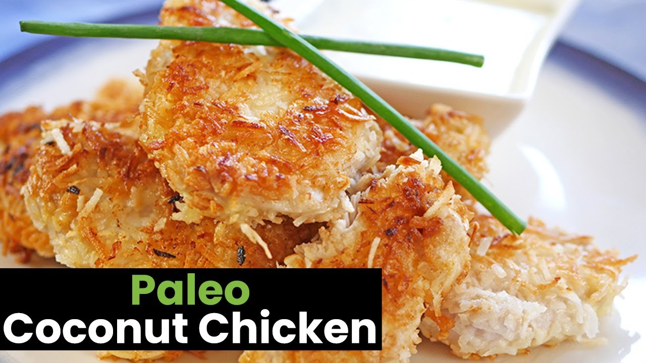 Crunchy Coconut Crusted Chicken