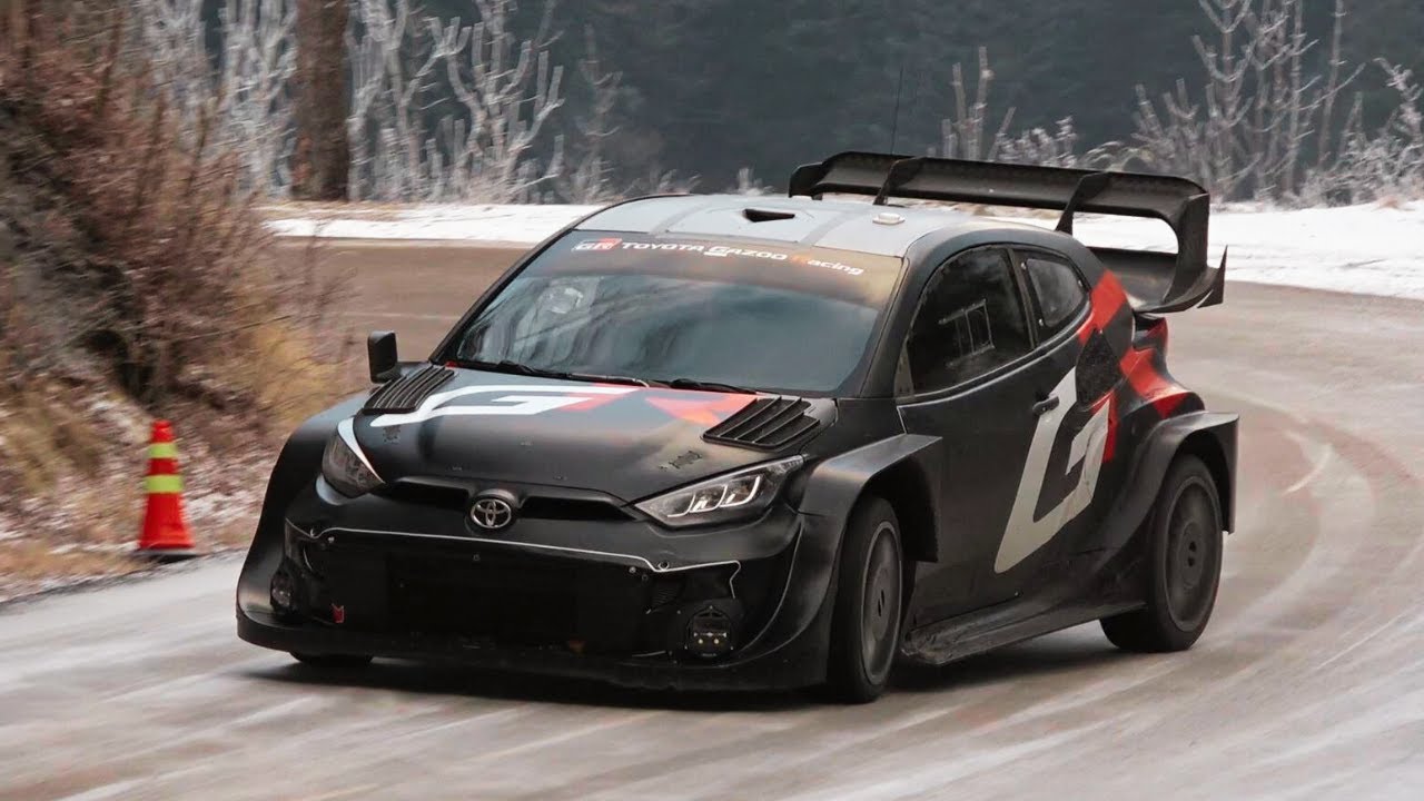 Тест ралли Монте-Карло 2026 - Тест Оливера Сольберга - Toyota Yaris Rally1