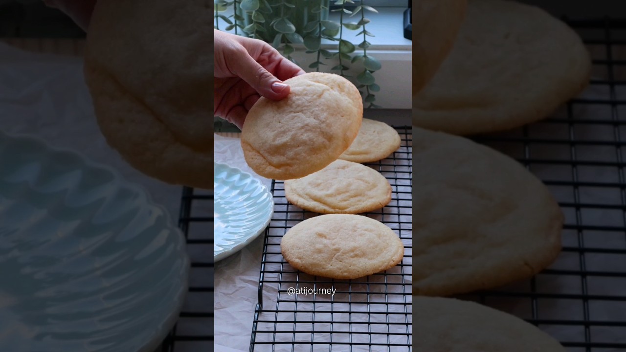 Classic Vanilla Cookies # cookies #recipe #sugarcookie #baking