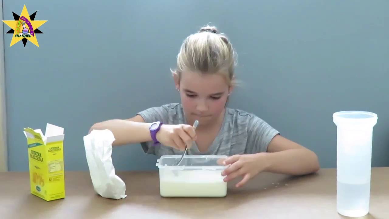 Cool - Water & Maïzena  experiment !!