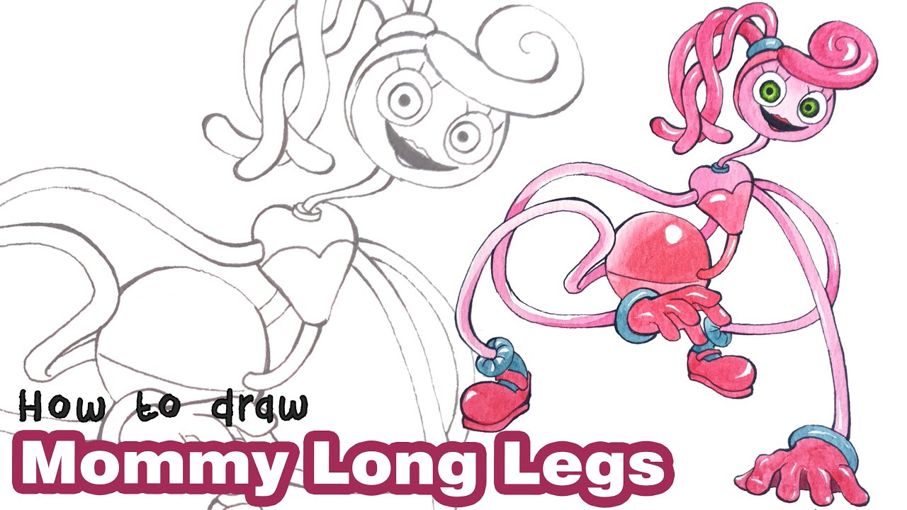 How to draw Mommy Long Legs | Poppy Playtime | Drawing Tutorial