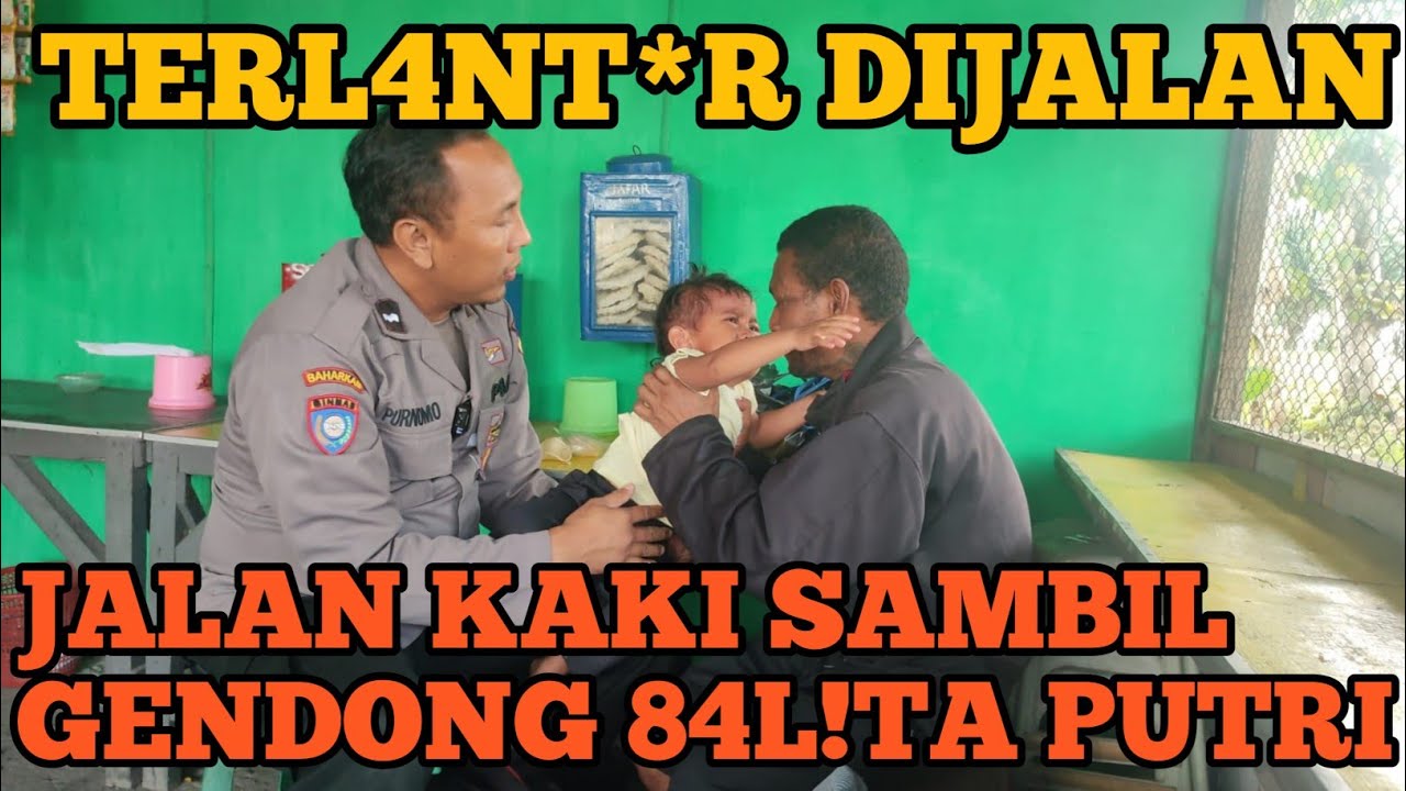 GENDONG 8*L!TA PUTRI SEORANG PEMULUNG SAMBIL MEN4N9!5 DICE94T POLISI.KAGET TIDAK DIKASIH UANG
