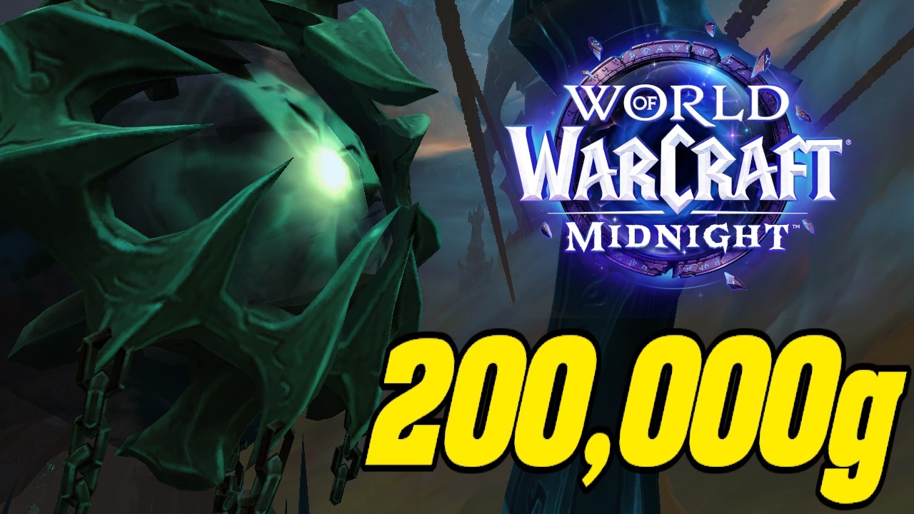 Solo Gold 200 000g+ Goldfarm! Midnight WoW