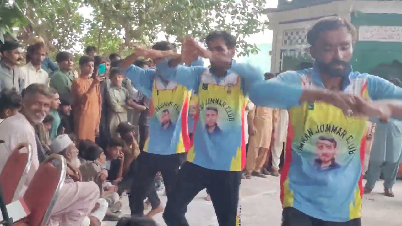Dil dhol same jhumar dance Nice beautiful video Punjabi dhol jhumar mukabala program now Andaz 