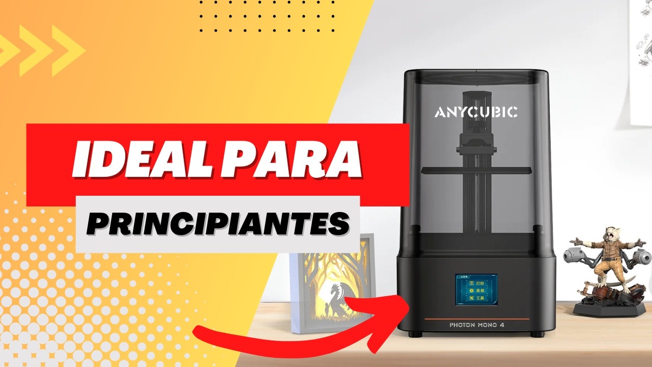 🤔 ¿Impresora de RESINA de 10K? 🟧 Review Anycubic Photon Mono 4