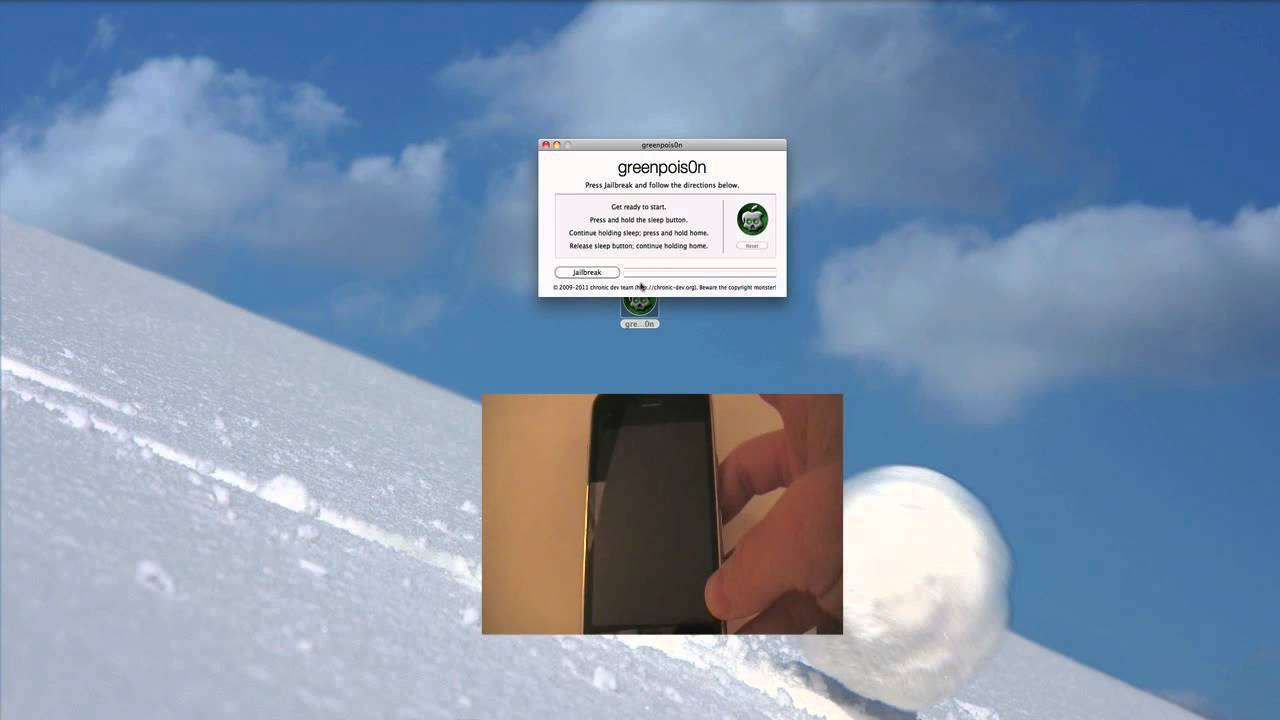New GreenPois0n Jailbreak - Works With All iDevices 4.2.1. (AT&T & Verizon)