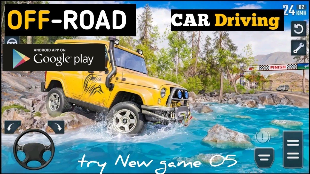 Top 5 Off-road CAR Driving Games| off-road Game For Mobile 