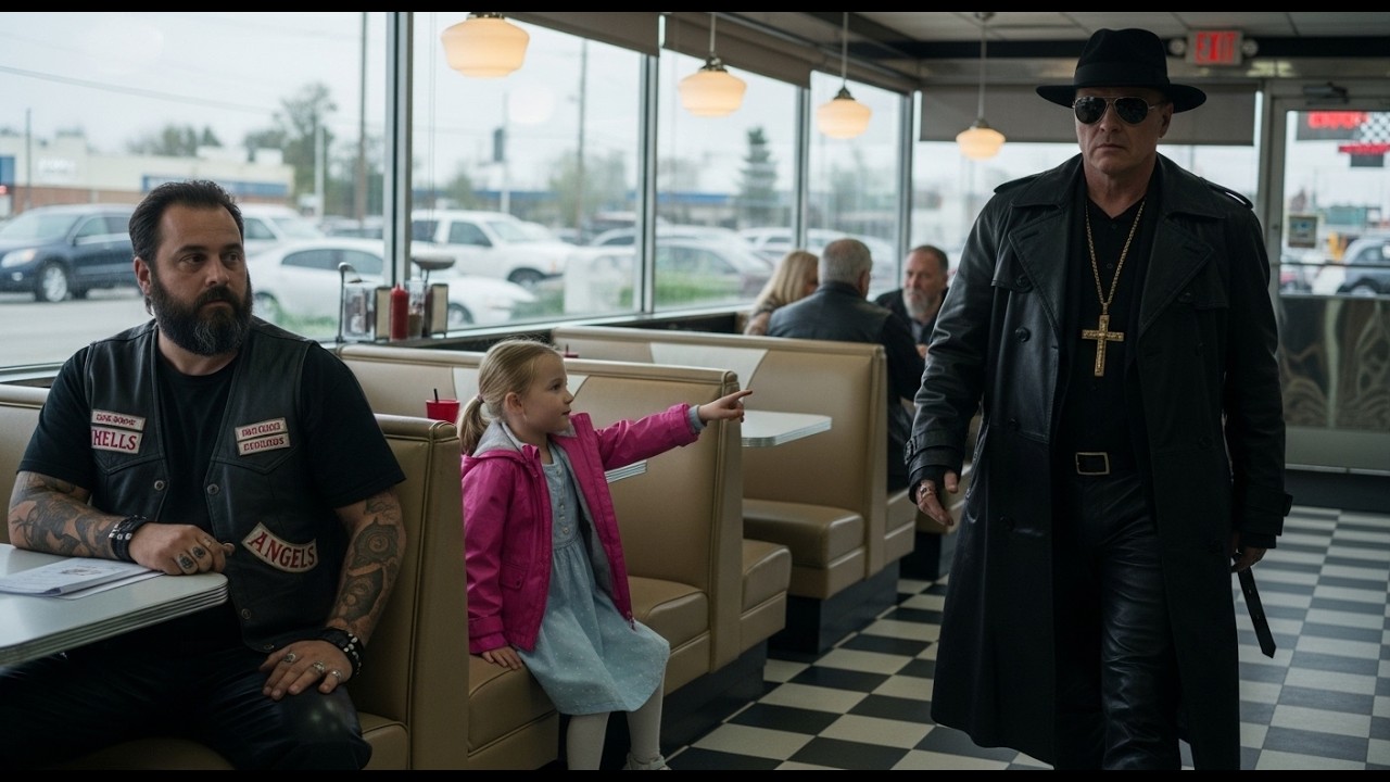 Little Girl Asked a Hells Angel to Pretend to Be Her Dad… What Happened Next Is Unbelievable