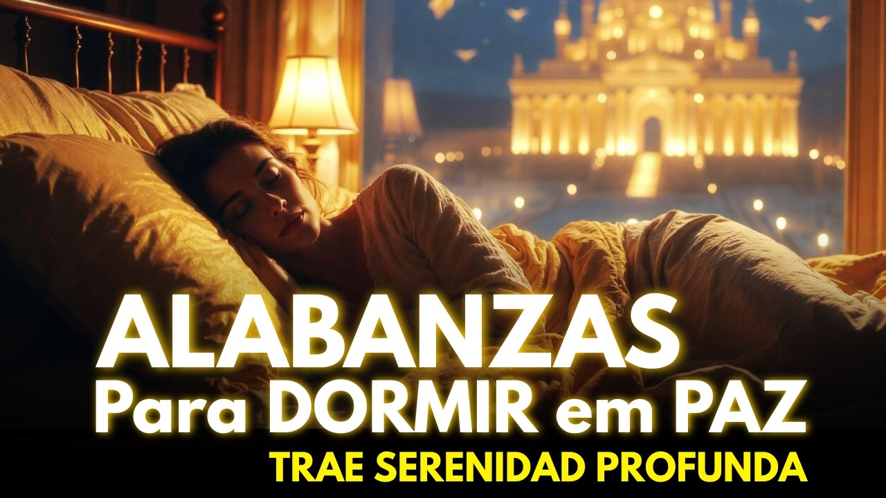 ALABANZAS para DORMIR en PAZ con DIOS ✝️ Música Cristiana que trae serenidad profunda al alma ✨