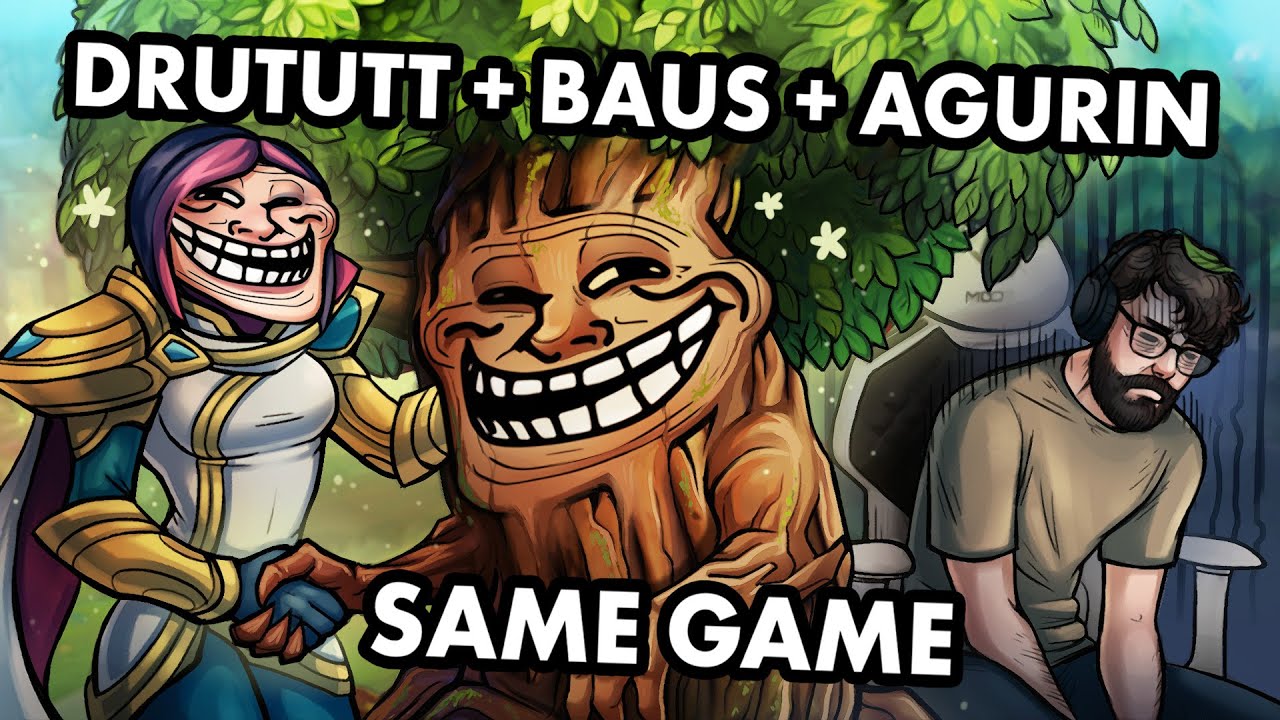 DRUTUTT + THEBAUSFFS + AGURIN IN SAME TEAM FT. ADC FIORA