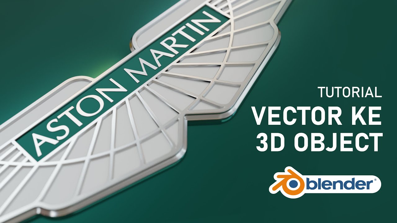 TUTORIAL MEMBUAT LOGO 3D BAGI PEMULA | TUTORIAL BLENDER INDONESIA