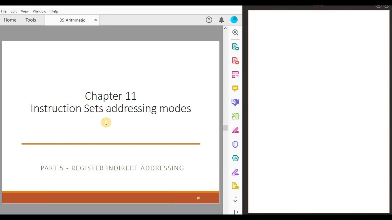 Chapter 11:   Register Indirect Addressing Mode