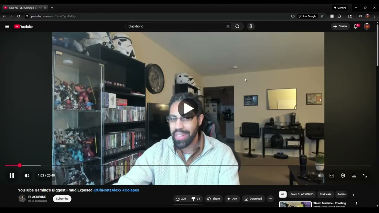 Blackbond is one of the most boring PS fanboys out there that I couldn't even sit through 2 vids