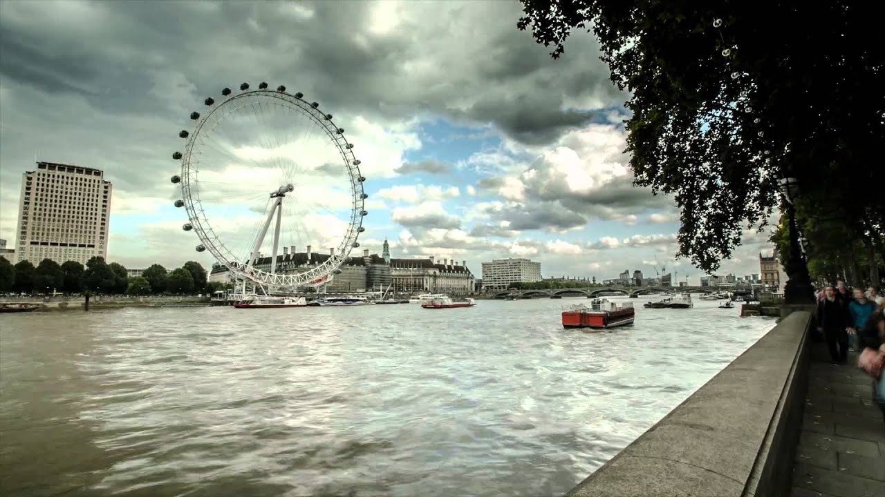 Palace of Westminster & The London Eye - A short time lapse