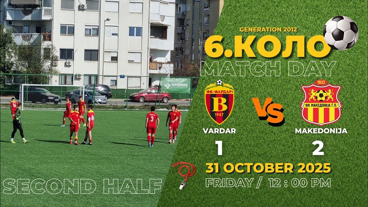 F.C Vardar - F.C Makedonija Gjorce Petrov 2nd HALF