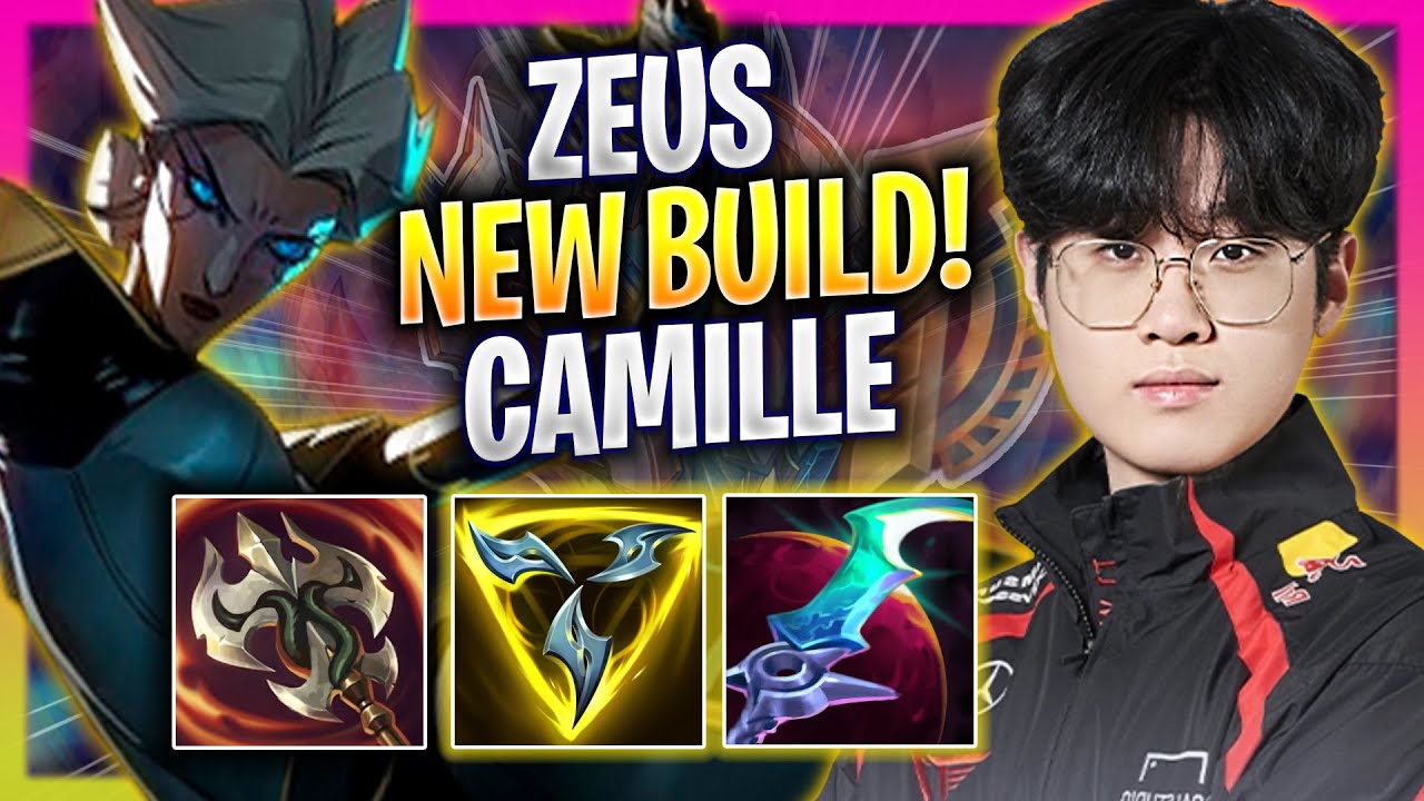 ZEUS TRIES NEW CAMILLE BUILD! - T1 Zeus Plays Camille TOP vs Aatrox! | Season 2024
