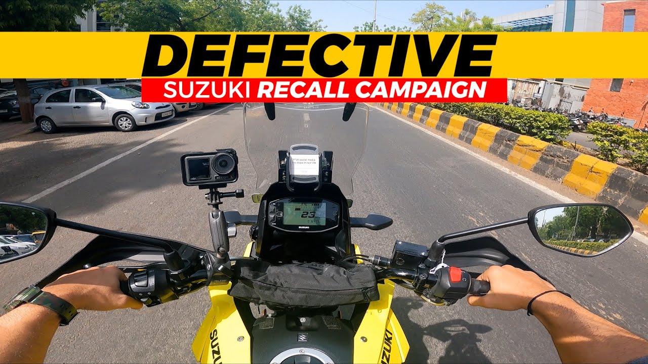 Suzuki Vstrom Manufacturing Defect Issue | Suzuki Recall Campaign |  Helmet Dude