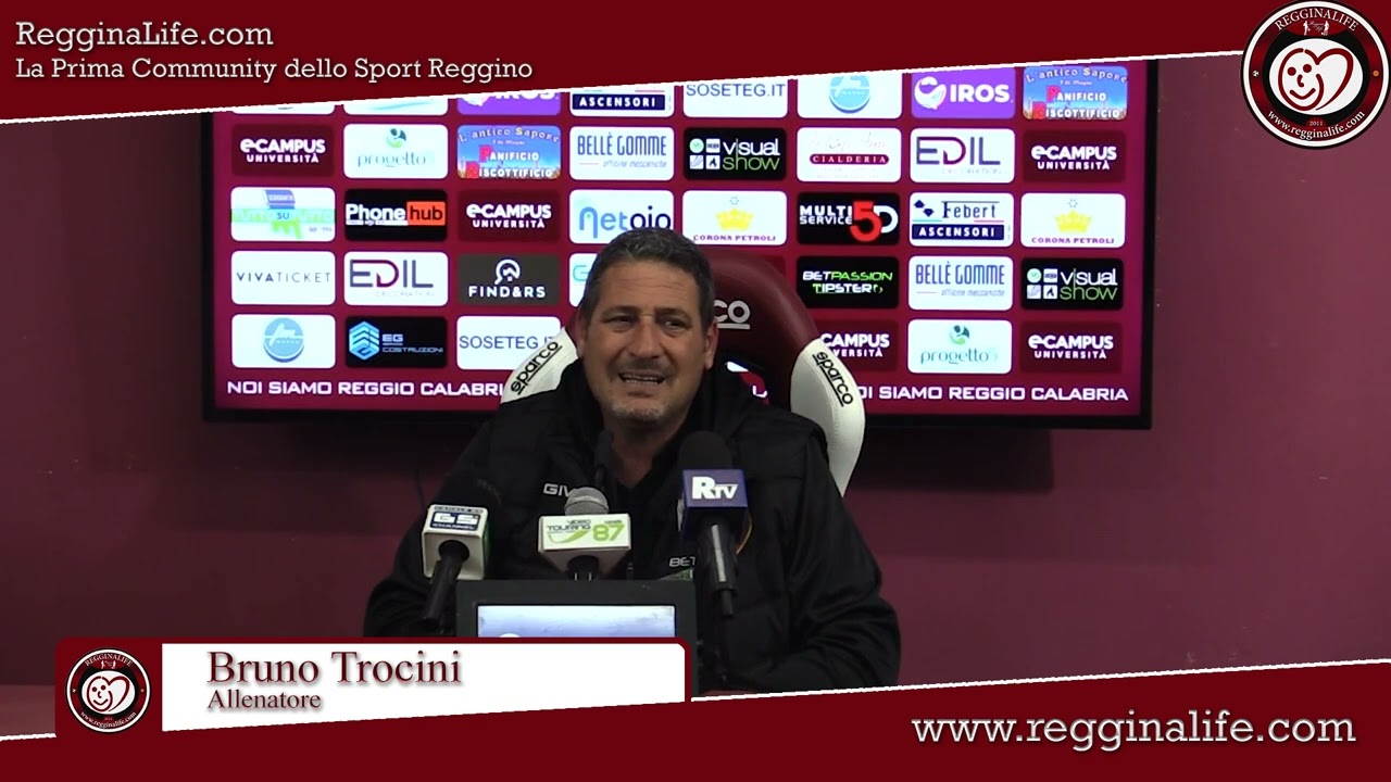 LFA Reggio Calabria-Locri 1-0 Conferenza-Stampa Post Partita di Mr Bruno Trocini (10/12/2023)