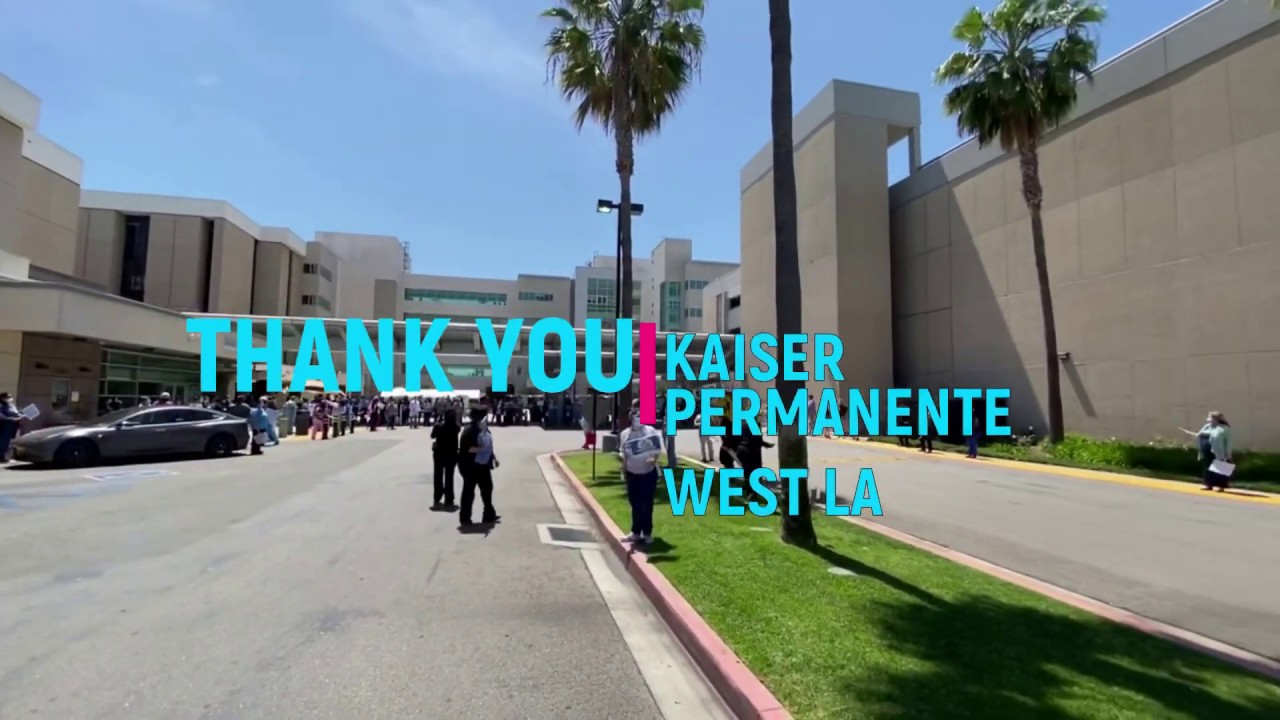 LAFD and LAPD Salute Healthcare Heroes: Kaiser West LA