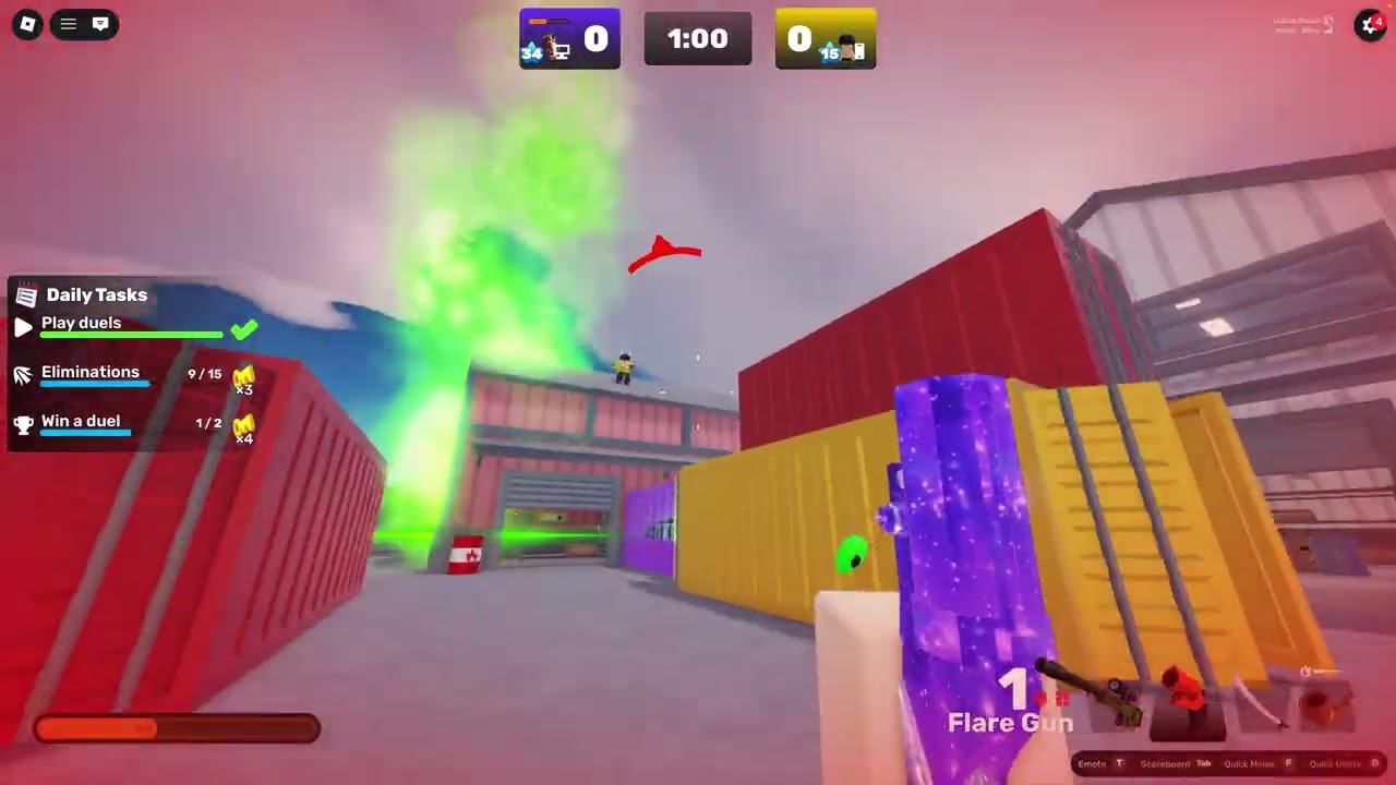 playing Roblox rivals