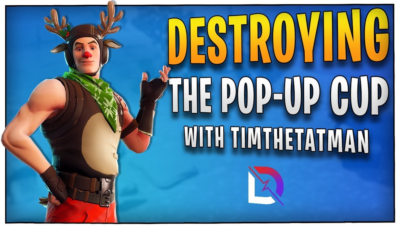 Fortnite - Destroying the pop-up cup with TimTheTatMan - Duos | DrLupo