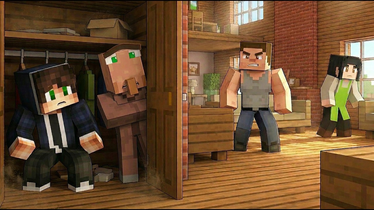 Bežimo Iz Stroge Porodice u Minecraftu!🏃&zwj;♂️🔥