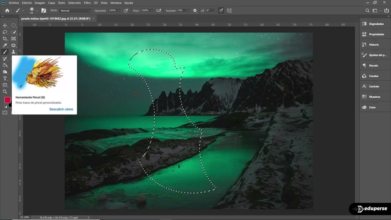 Lección 6. Photoshop Publicitario desde cero  I    Herramientas de Seleccion Basicas