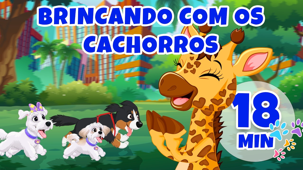 Brincando com os Cachorros - 18 min de Pets Fofinhos com a Mille