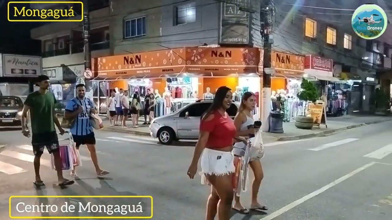 Veja como está lotado o centro de Mongaguá nesta noite de sábado 30/11/2024🤓