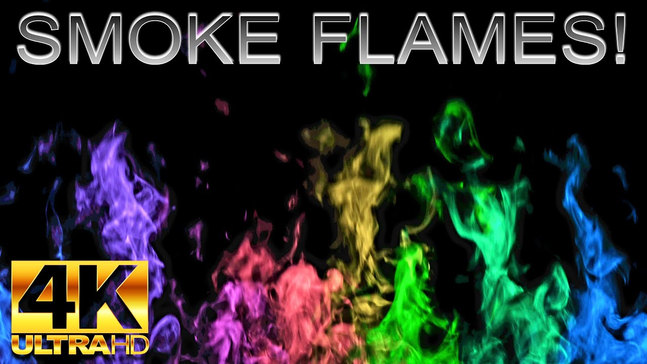 HAVE YOU EVER SEEN FLAMES MADE OF SMOKE? (12 Hours) 4K UHD With Calming Sounds!