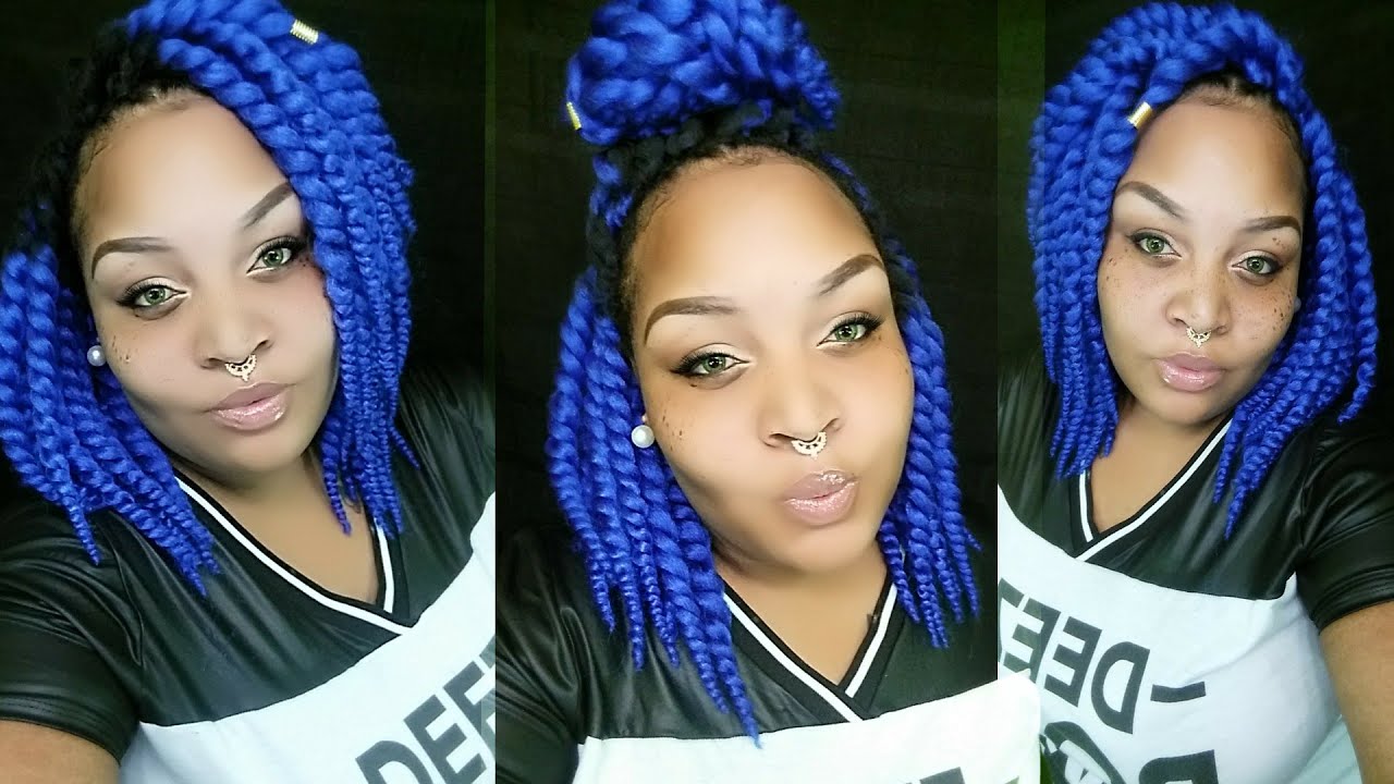 12'' OMBRE  CROCHET SENEGALESE TWIST TUTORIAL ● 2x Jumbo