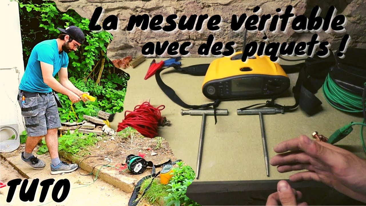 ⚡Mesurer la résistance de TERRE Ω !! (avec piquets)