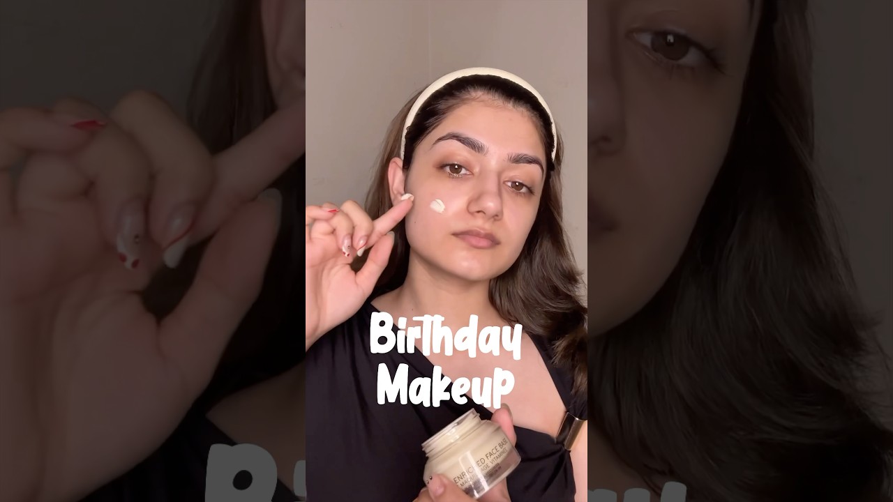 My Birthday Makeup Look✨ | AMULYA RATTAN | #shorts #amulyarattan