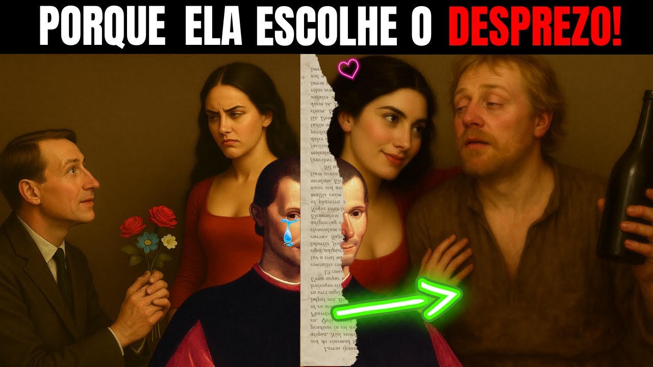 5 Verdades Brutais: Por Que Ela Escolhe o CARA Errado (Maquiavel)