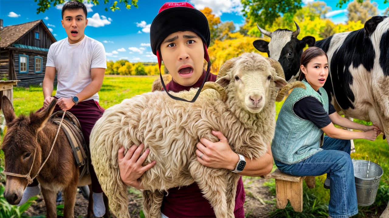 АУЫЛҒА ТҮСІП КЕТТІК😱😭( СИЫР МАЛ АСЫРАДЫҚ🤮)мини фильм🎥