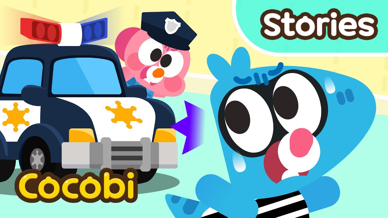 Pencuri vs Polisi!👮‍♂️ Ayo Bermain Peran! | Lima Bayi Kecil di Daycare | Kartun Anak | Cocobi