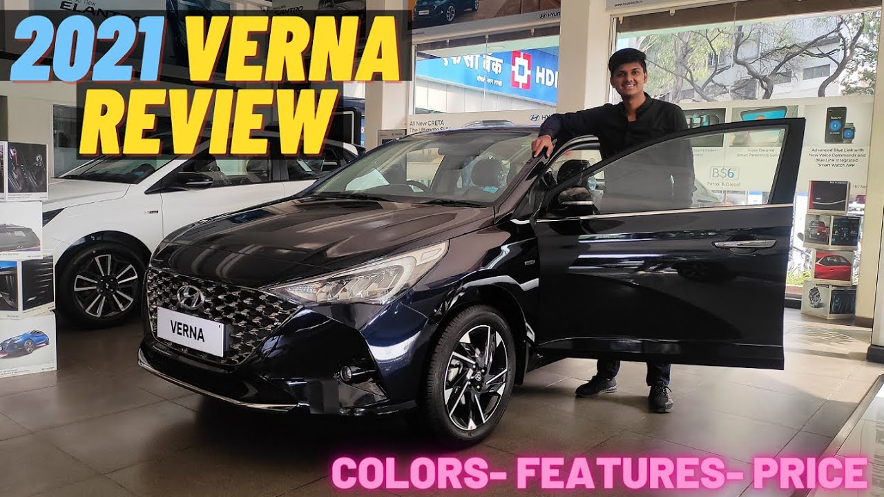 Verna 2021 SX Review | Colors- features- Price