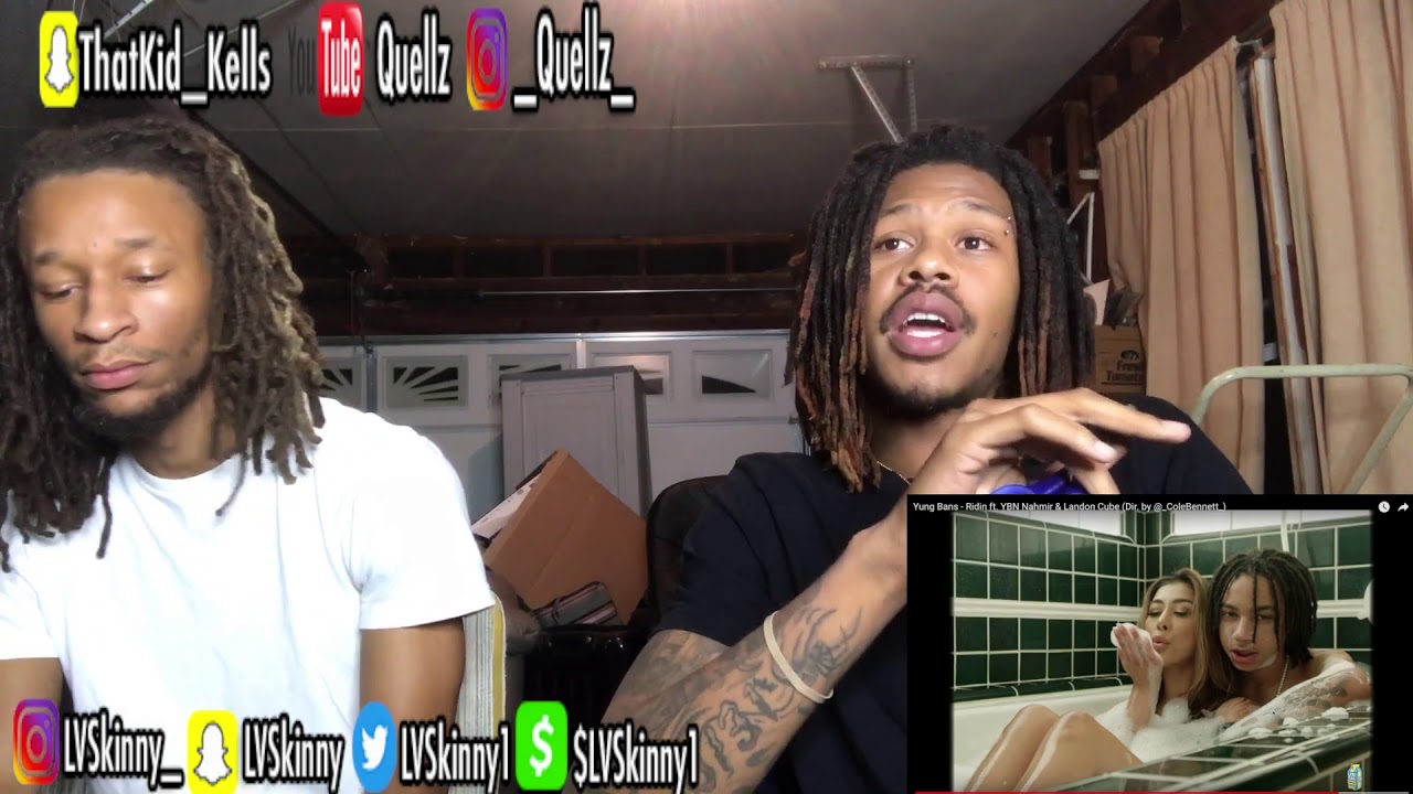 Yung Bans ft. YBN Nahmir & Landon Cube - Ridin  (Reaction Video)