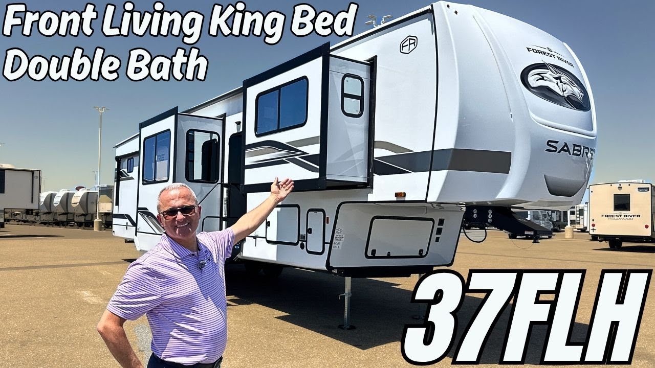 2026 Forest River RV Sabre 37FLH || Front Living / Outdoor Kitchen ||  Full RV Walk Through!