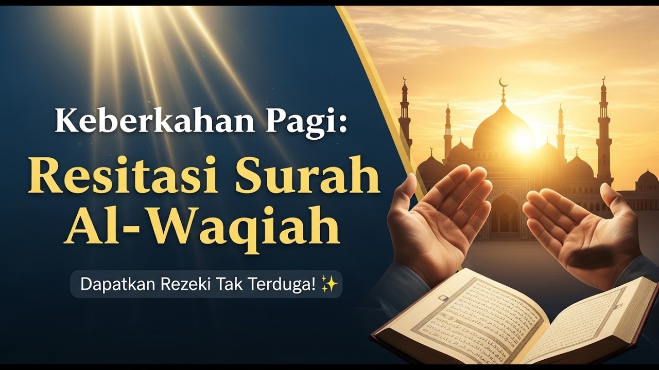Surah Al-Waqiah Pagi 🌅 Murottal Penyejuk Hati