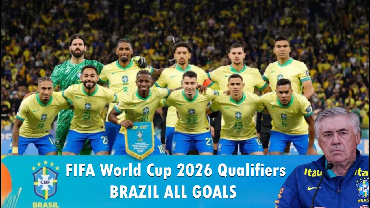 BRAZIL | Road to FIFA World Cup 2026 | All goals in Qualifiers - Part 2