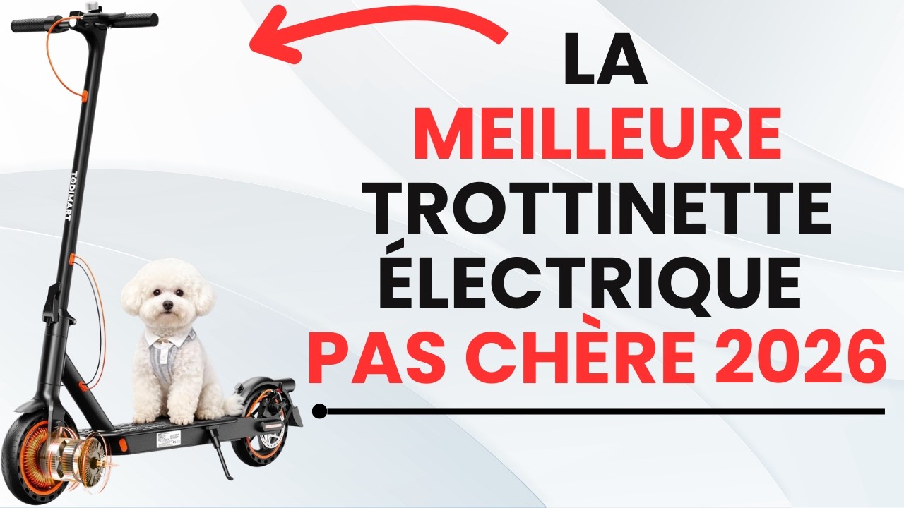 🥇TOP 4 des Meilleures Trottinettes Électriques à Moins de 300 € (2026)