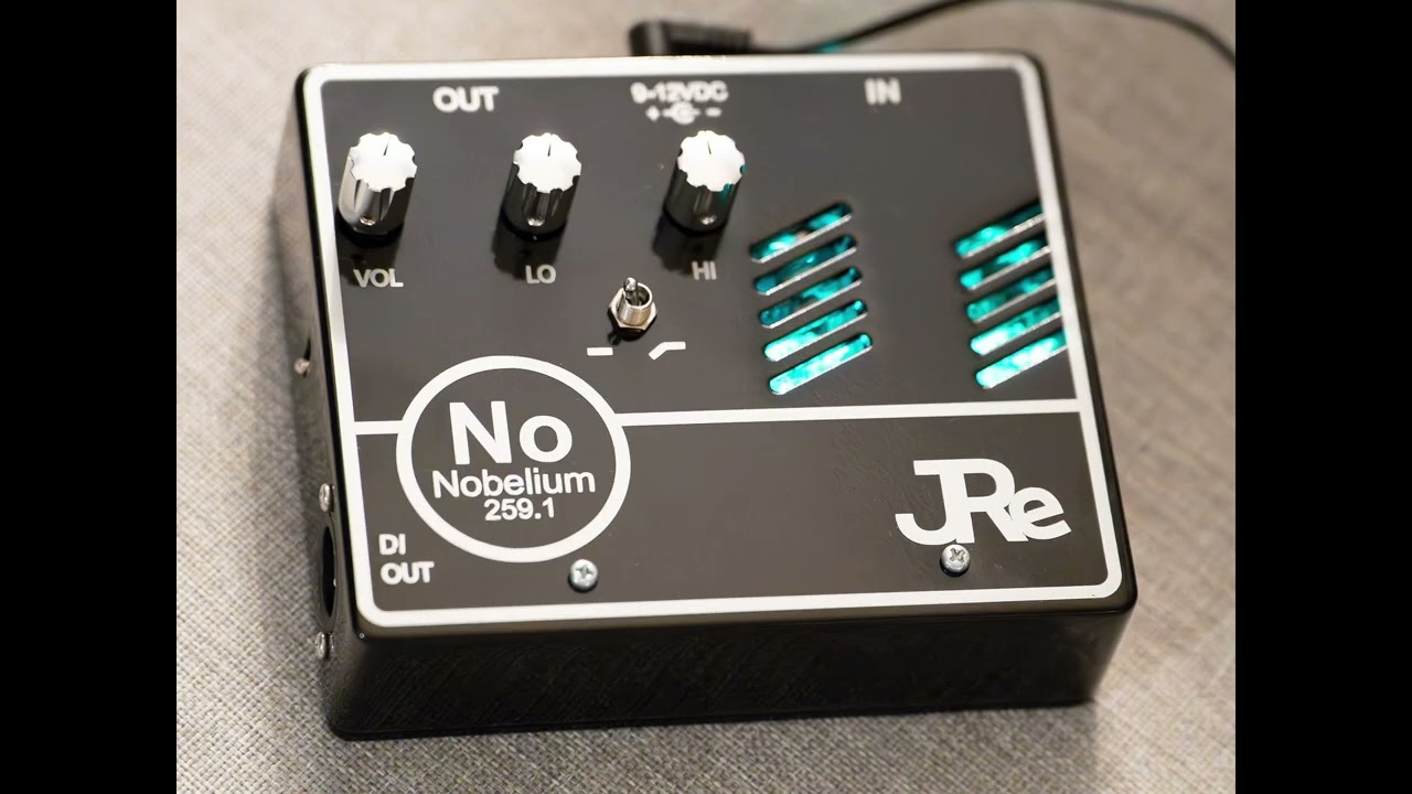 Nobelium Bass Pre Comparison