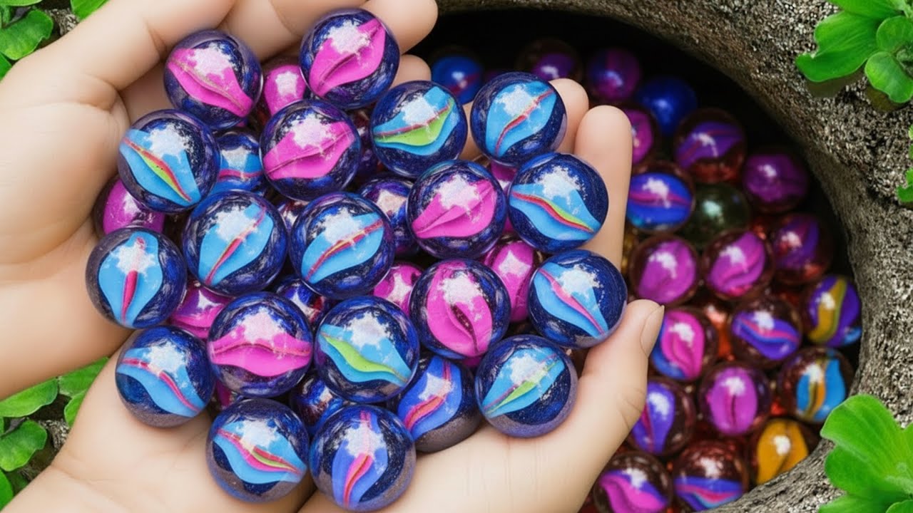 1,000 Marbles Color Sorting – Perfectly Relaxing Sounds, ASMR