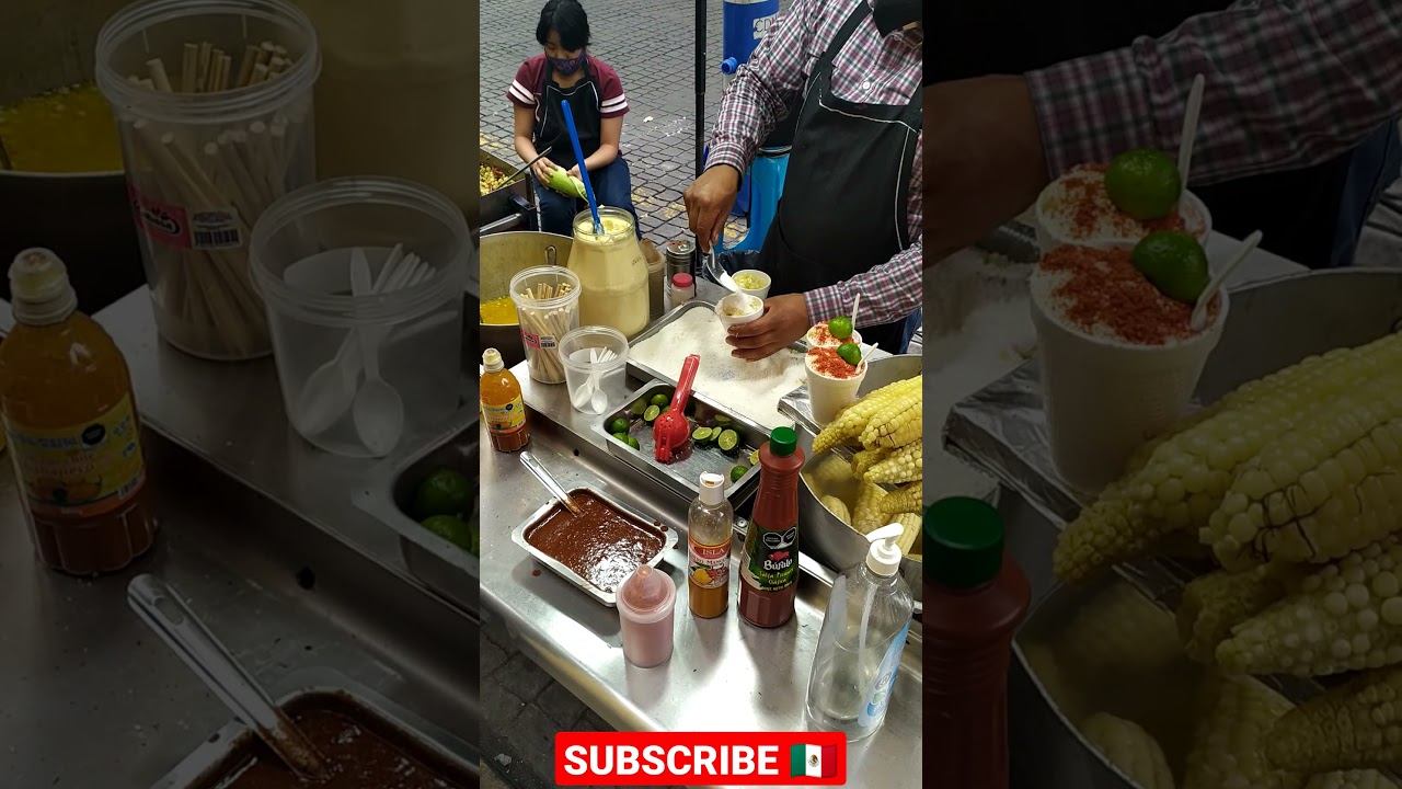 Coyoac&aacute;n, Elotes & Esquites Mexican🇲🇽 street food😋