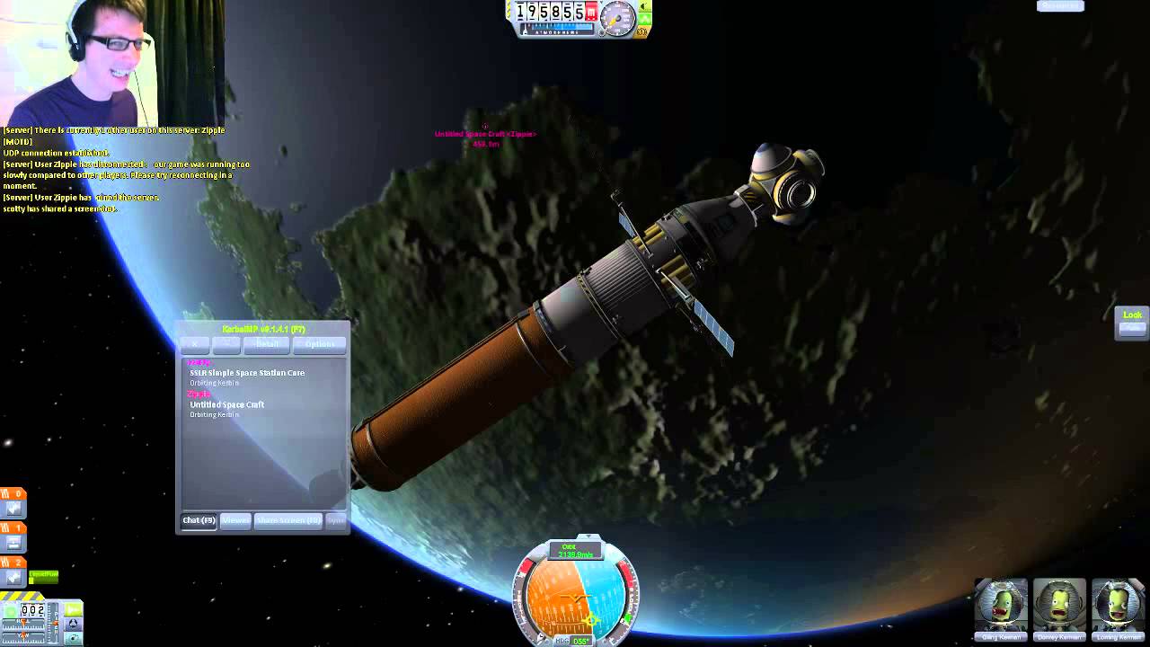 Kerbal Space Program : Multiplayer Mod Docking