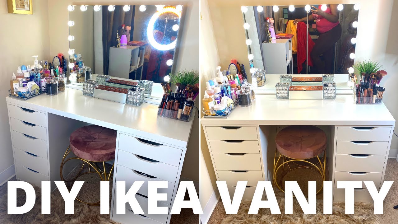 DIY IKEA VANITY | ALEX DUPE IKEA HACK | AFFORDABLE & SIMPLE