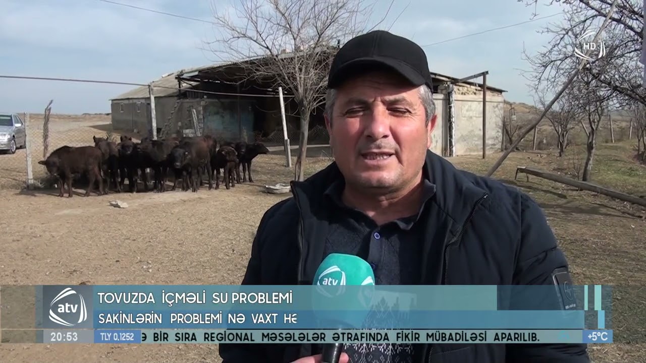 Tovuzda içməli su problemi